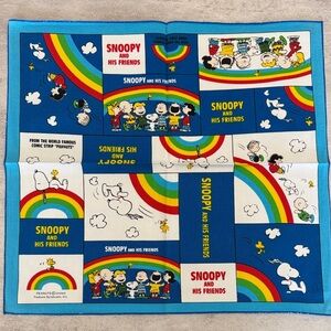Snoopy and Friends Colorful cotton handkerchief